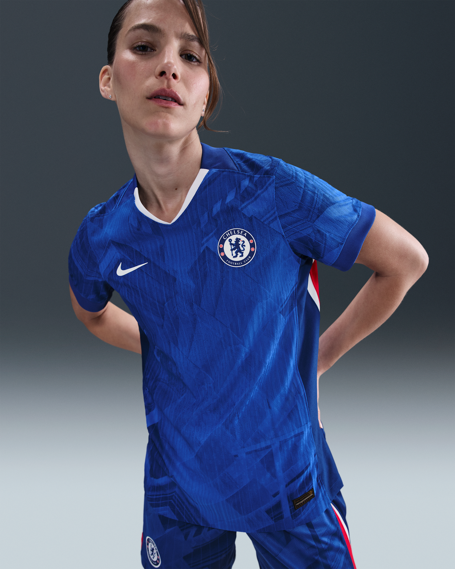 Nike Chelsea DRI-FIT ジャージ S Nike Chelsea Dri-Fit Strike L/S 1/2 Zip Drill Top - Royal